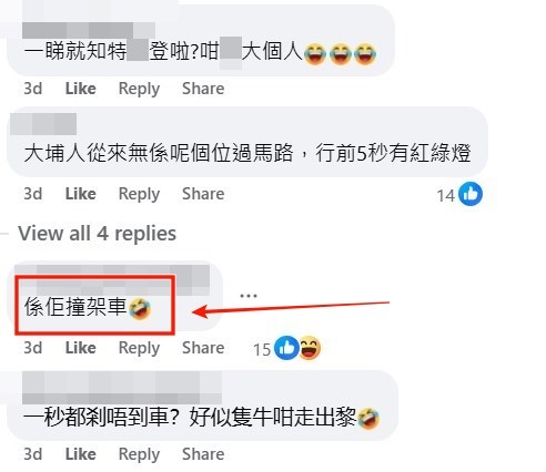 facebook截圖（資料來源：Cherry Lam＠facebook車cam L（香港群組））