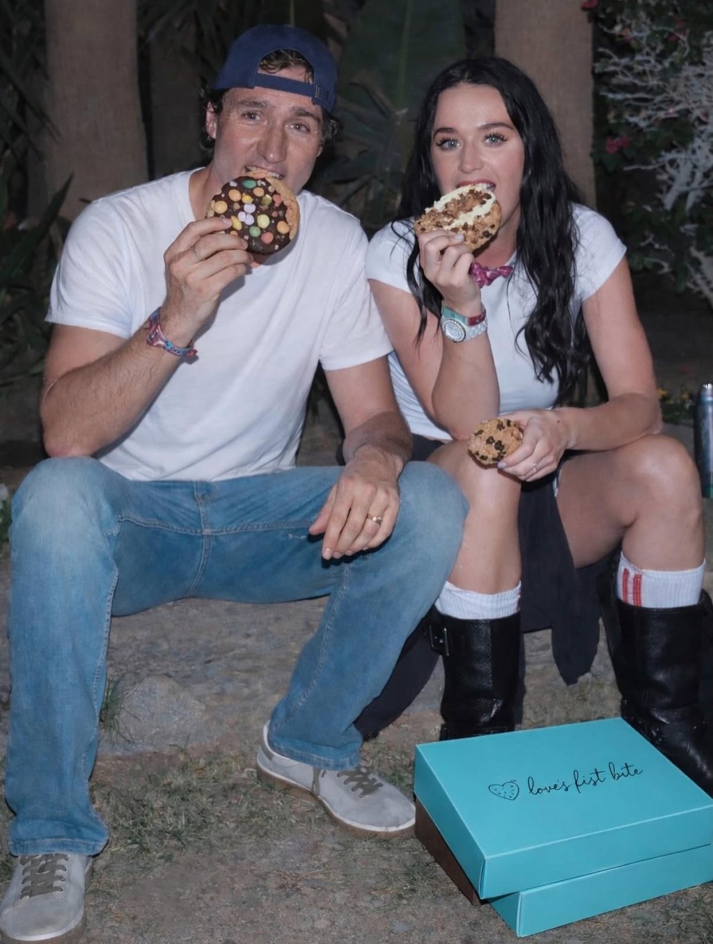 Katy與前加拿大總理男友杜魯多一同參加Coachella音樂節。