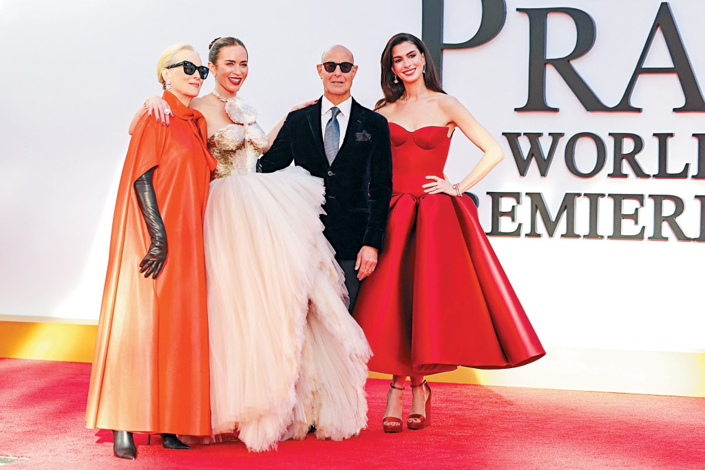 （左起）梅姨、艾美莉、史丹利及安妮相隔20年再為續集聚首一堂。