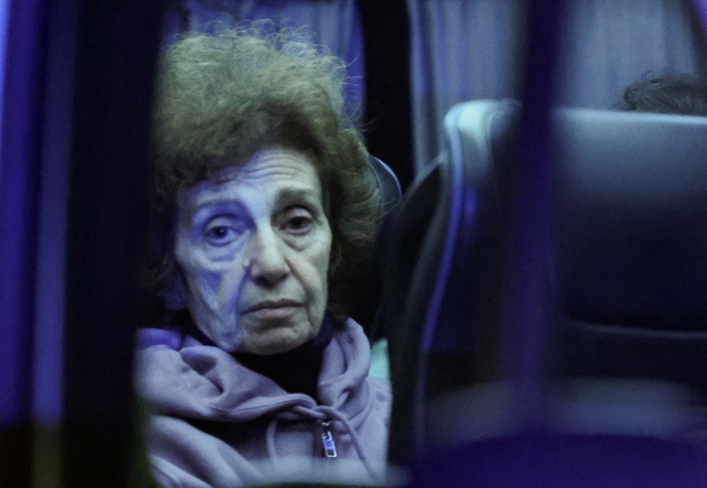73歲的俄羅斯女人質塔蒂獲釋。路透社