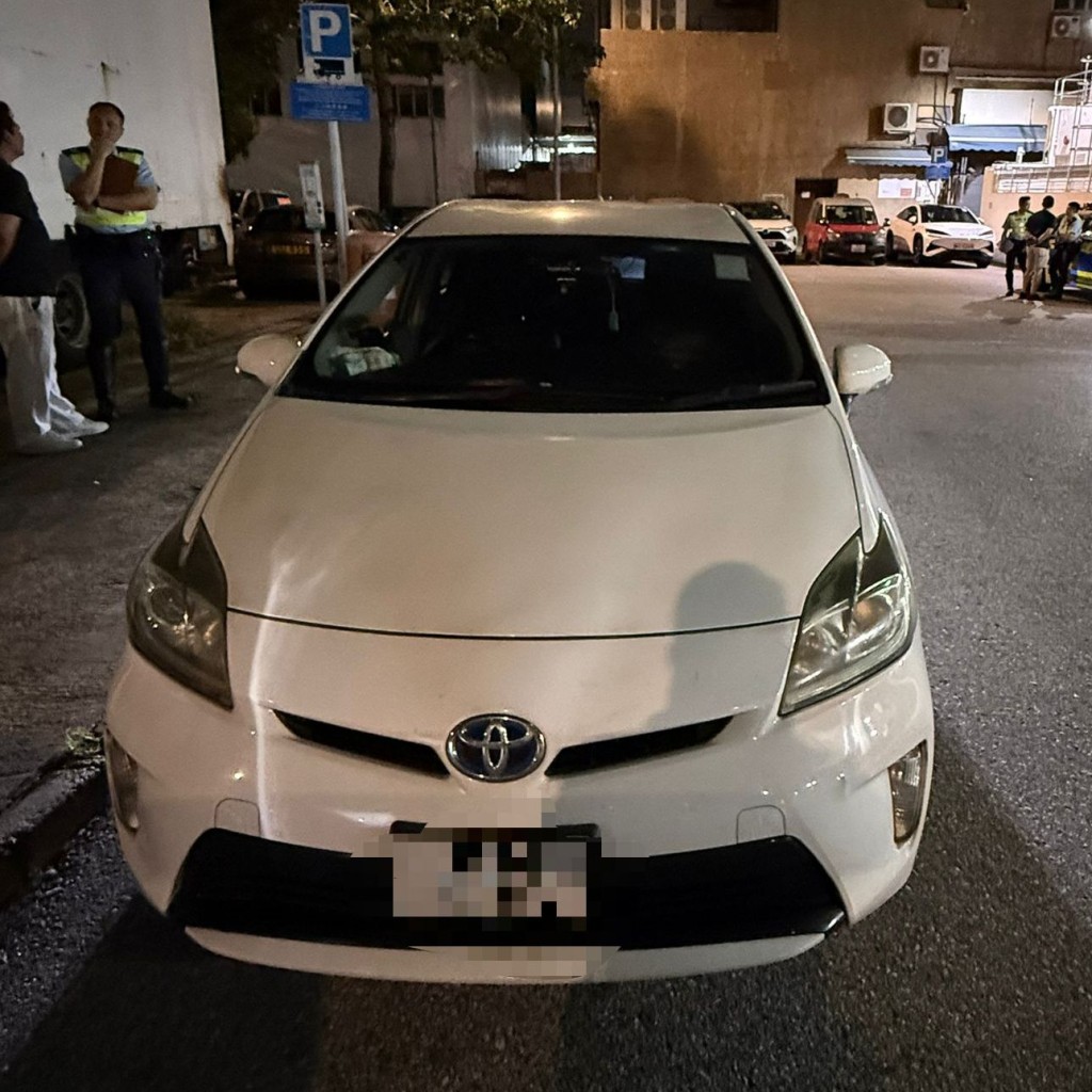 涉案私家車。
