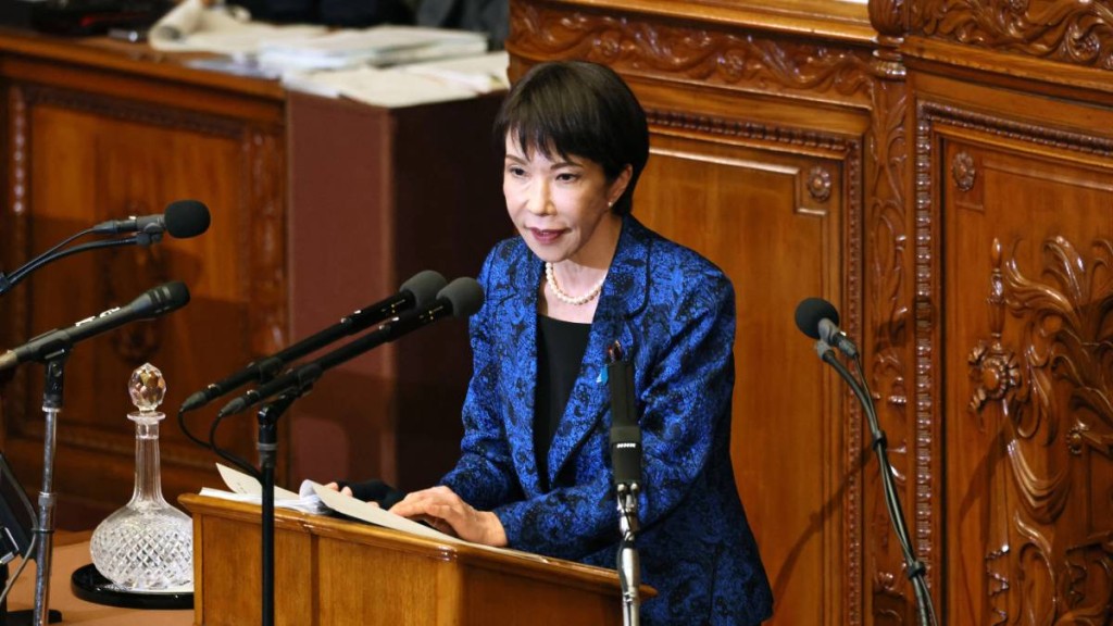 日本首相高市早苗。(法新社)