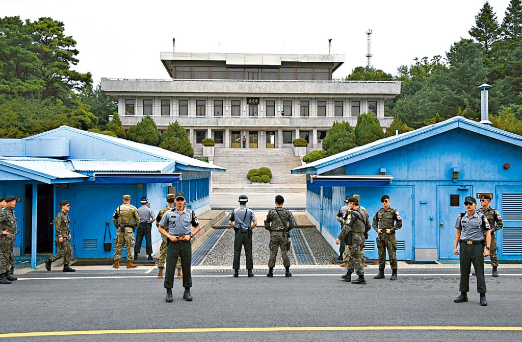 兩韓邊境板門店的共同警備區（JSA）。