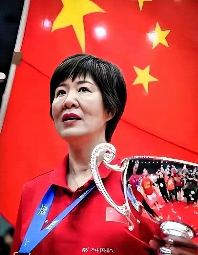 中國排協發布郎平的照片。 微博 中國排協發布郎平的照片。 微博