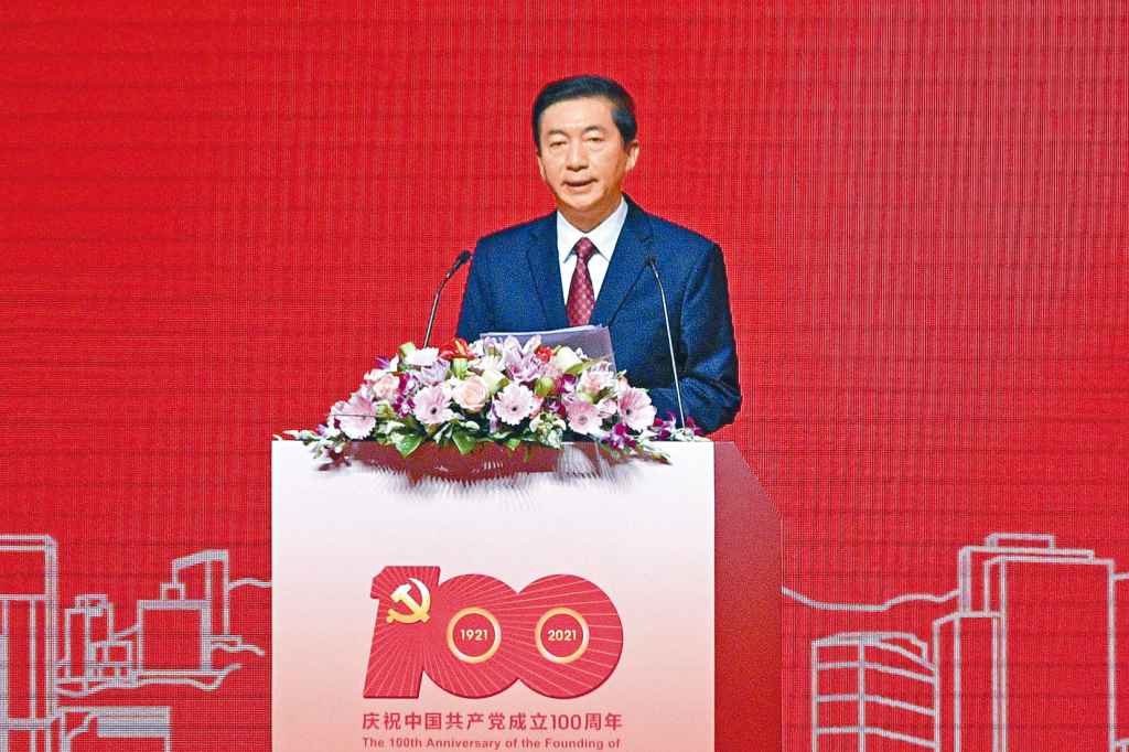 中聯辦主任駱惠寧。(資料圖片)