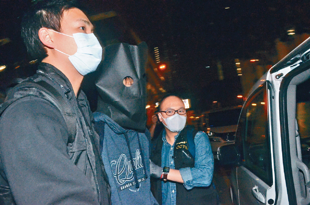 其中一名被捕男子。 資料圖片