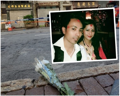 在女東主社交網站facebook帳戶,找到她生前與丈夫的合照,背景正是起火的餐廳。網圖
