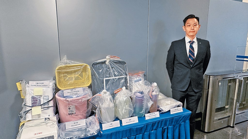 毒品調查科高級督察唐為國講述搗破毒品儲存倉及製毒加工場案情。
