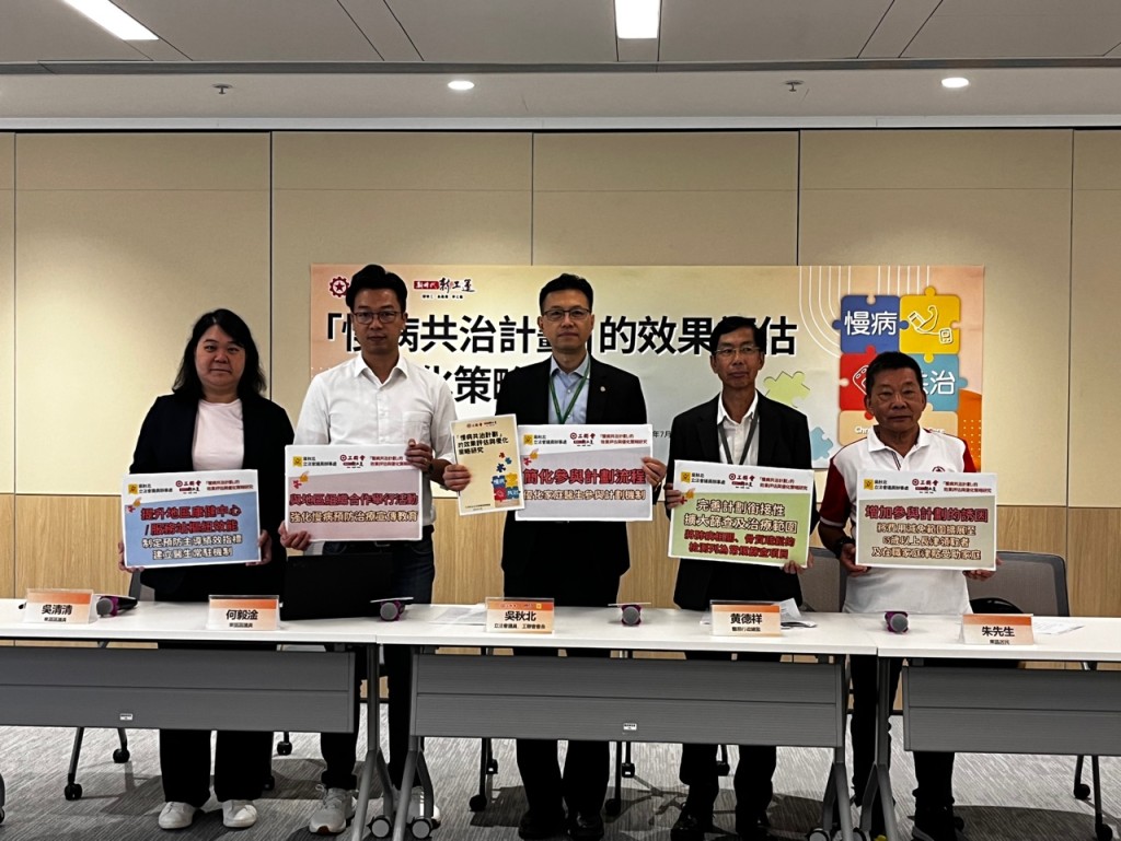 工聯會進行問卷調查。李健威攝 工聯會進行問卷調查。李健威攝
