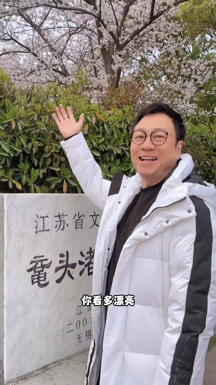 黎耀祥去了江苏省无锡市赏樱。