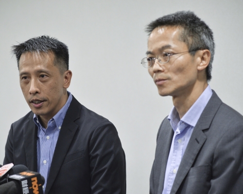 左:食環署防治蟲鼠主任主管李明偉表;右:衞生防護中心總監黃加慶。資料圖片