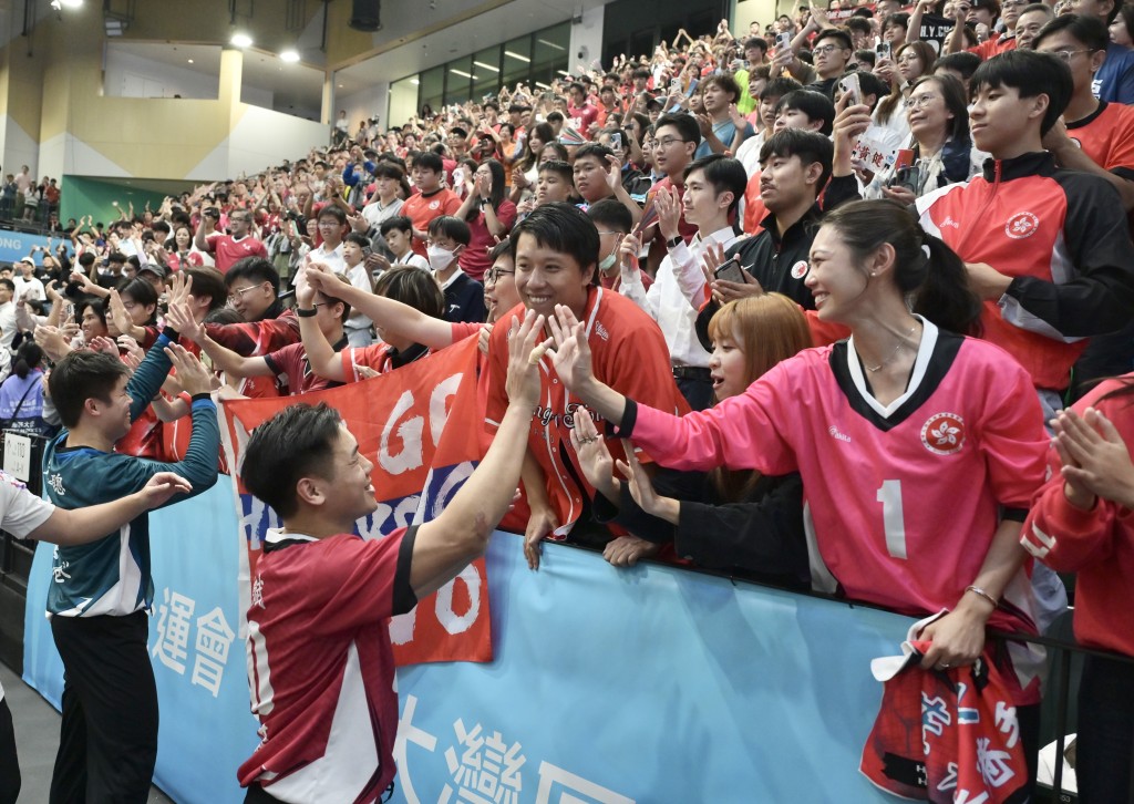 香港男子手球隊度過夢幻一周。何君健攝