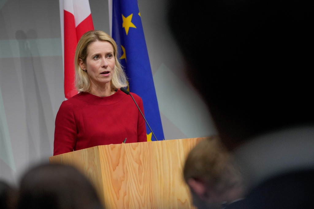 歐盟外交與安全政策高級代表卡拉斯(Kaja Kallas)。 法新社 歐盟外交與安全政策高級代表卡拉斯(Kaja Kallas)。 法新社