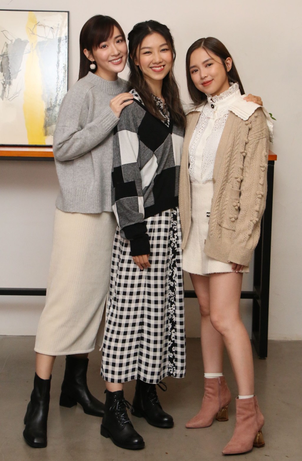 吴海昕(左起)、颜卓灵、苏丽珊于新片《失衡凶间》中各有发挥。