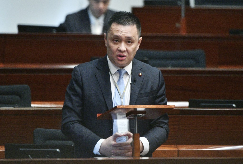 教聯會副會長、立法會議員鄧飛。資料圖片 教聯會副會長、立法會議員鄧飛。資料圖片