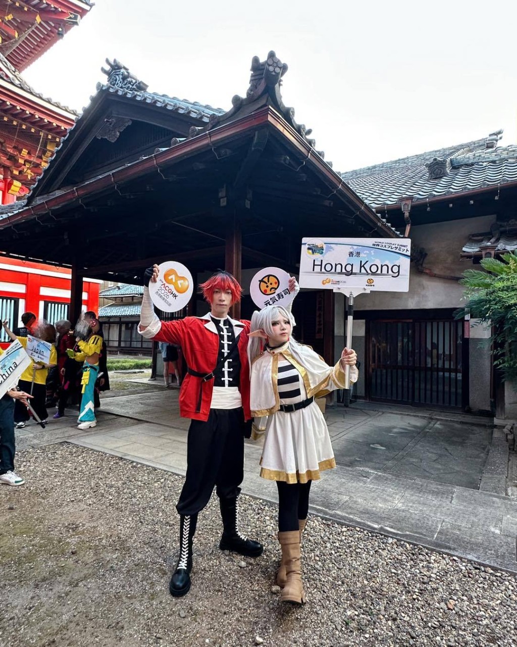 港队代表cosplay《魔物猎人》在世界Cosplay峰会首夺总冠军，创下历史。anicomhk@IG