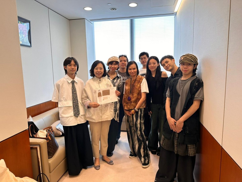 麥美娟於社交平台感謝同學與導師傾心投入。麥美娟fb