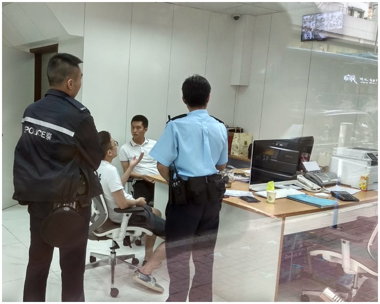 警方翻查閉路電視追查疑犯。