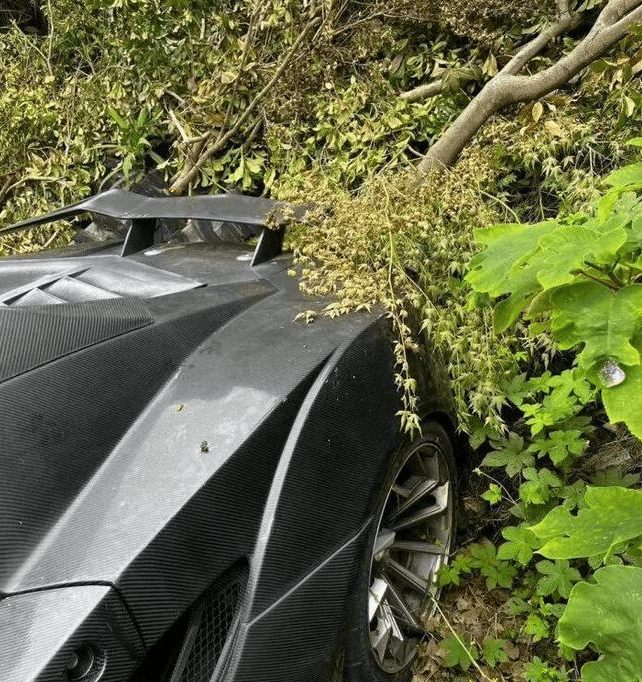 被閒置的Tesla跑車。橙柿互動