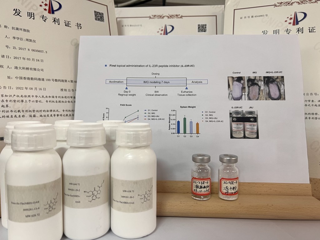 港大團隊最近研發出一項技術，定點修飾藥物提升療效。