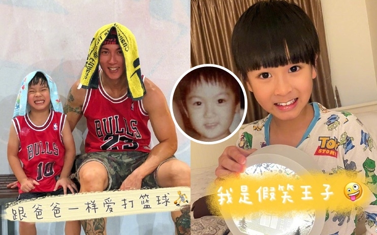 吴尊好开心囝囝愈大愈似他小时候，笑言连假笑都一样。