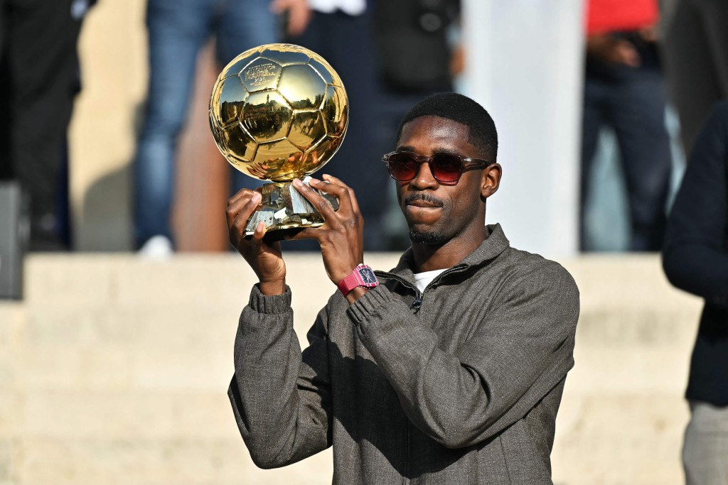 奧士文尼迪比利於2025年共贏得10個個人榮譽。法新社