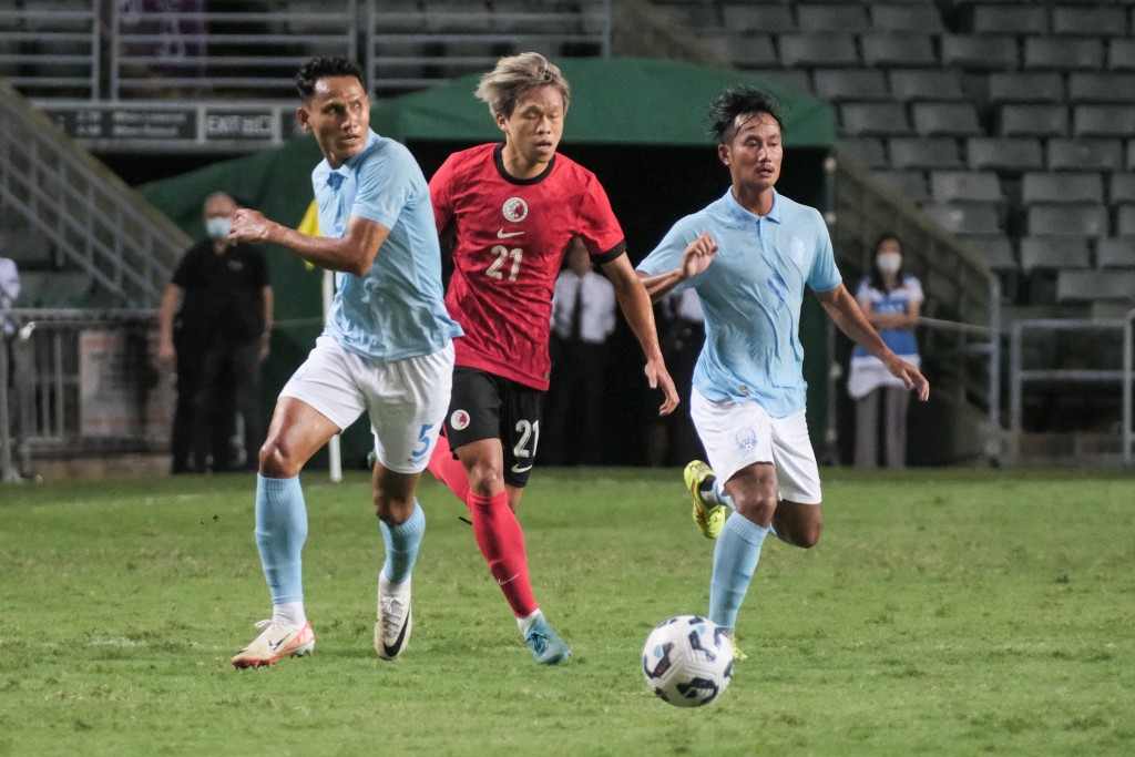 港隊最終大勝3:0。新華社 港隊最終大勝3:0。新華社