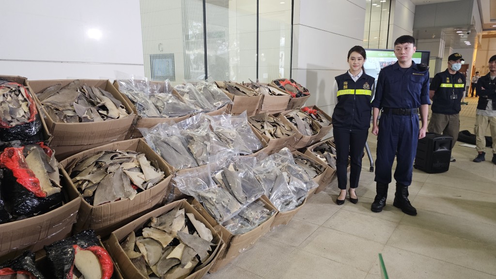 海關深夜截內河船 檢500萬元走私魚翅 一個月5宗同類案