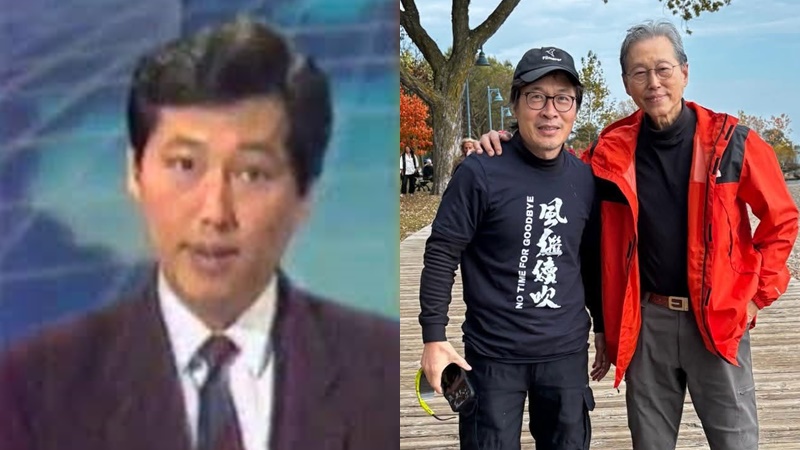 TVB元祖级新闻王子苏凌峰罕现身  定居多伦多年过八十零皱纹  采访曾遇警察举枪极惊险
