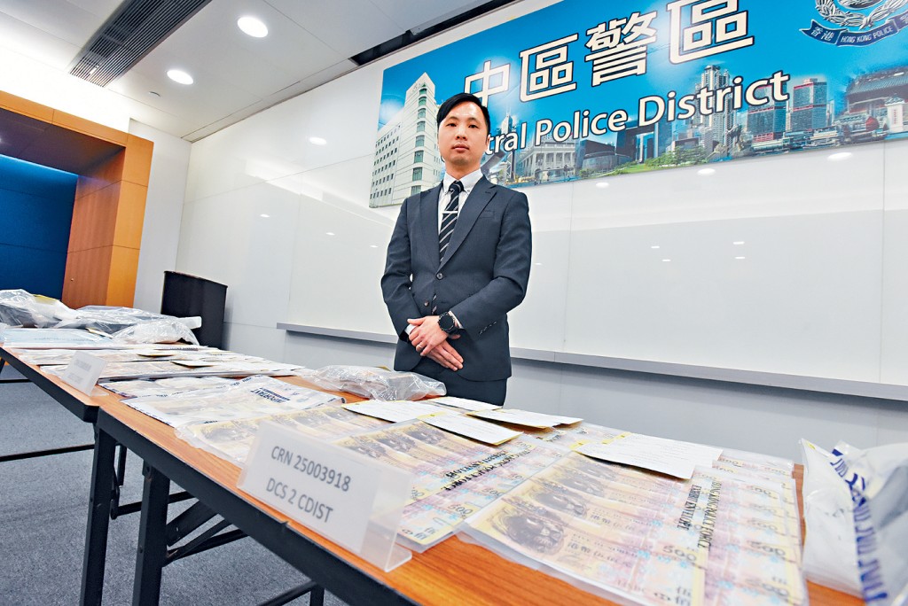 中區警區刑事調查隊督察曾健華講述破案經過。