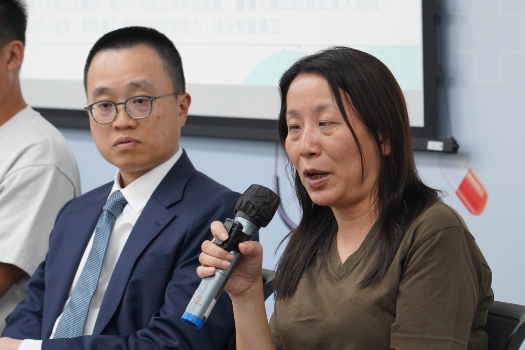重症肌無力症患者Michelle。 重症肌無力症患者Michelle。