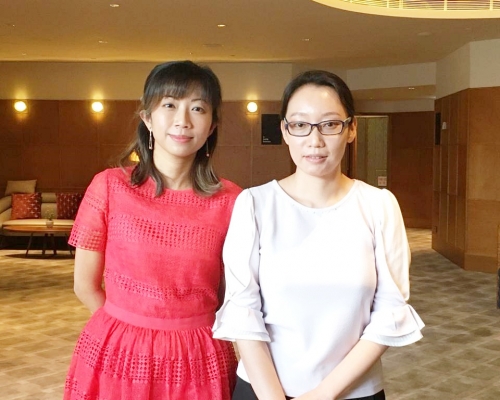 馬仲儀(左)、李慧茵(右)