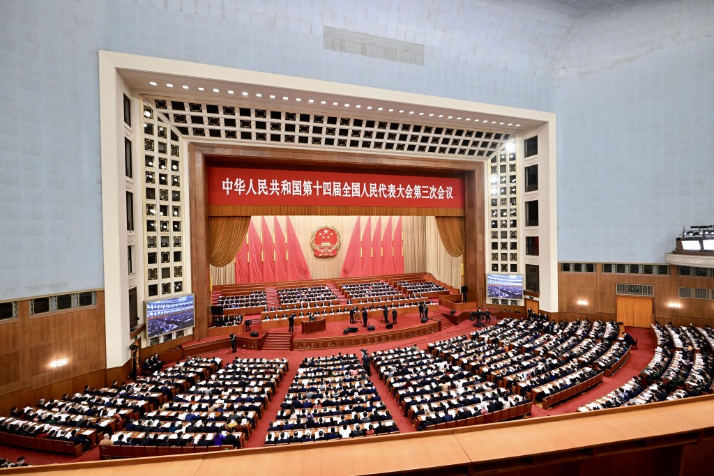 全國人大去年開會時的狀況。資料圖片 全國人大去年開會時的狀況。資料圖片