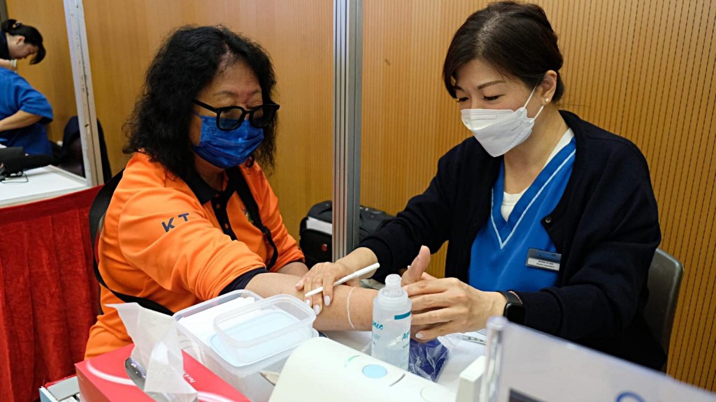 觀塘警區多個團體舉辦康健日活動。