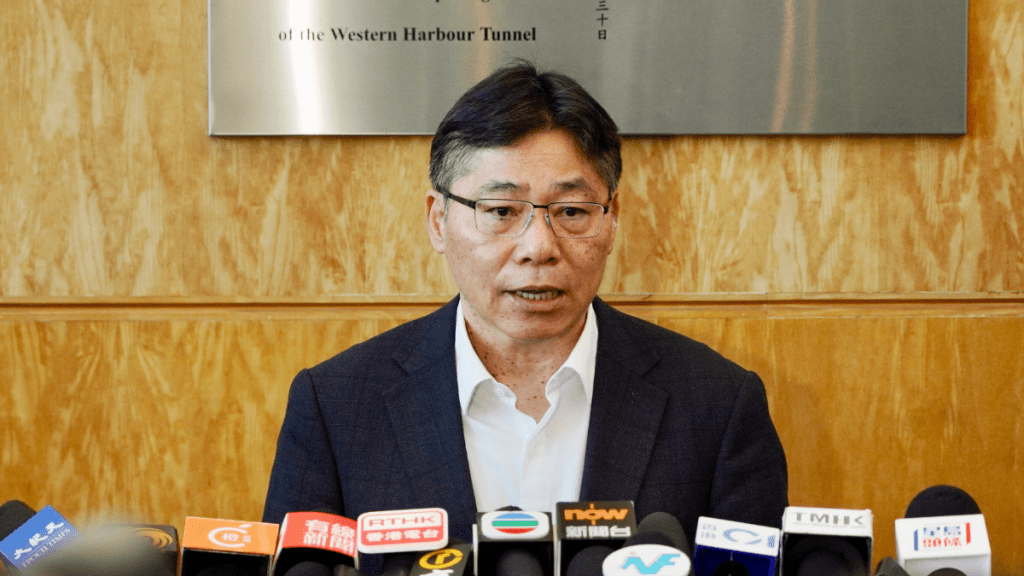 林世雄相信即使9月開學後車流量會加,也不會出現「三隧齊塞」情況。資料圖片