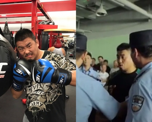 徐曉冬在決戰前被帶走(右圖)。