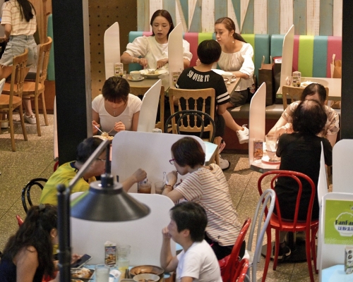 食肆防疫措施延長至10月8日。資料圖片