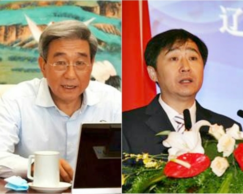 北京市政协原副主席李伟（左）、辽宁省政协原副主席刘国强（右）遭「双开」。网图