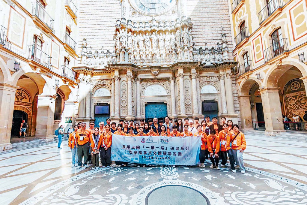 學習團到訪蒙哲臘修道院，探索加泰隆尼亞豐富的文化遺產。