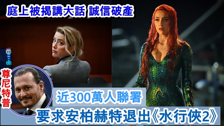 安柏被前夫尊尼控告誹謗家暴,因庭上被揭多大話導致形象插水。