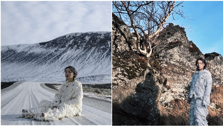 柳應廷負15度赤腳坐冰川拍新歌MV 巧遇19年最強極光圓夢。