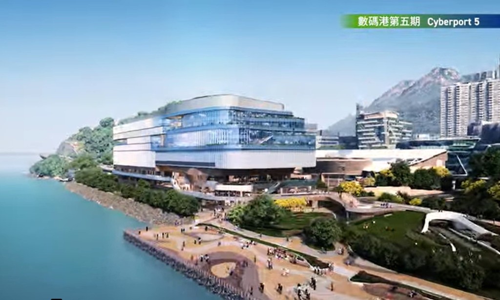 擴建後總面積大增四成。數碼港圖片 擴建後總面積大增四成。數碼港圖片