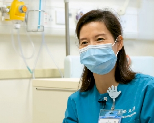 「清潔姐姐」劉鳳葵。醫院管理局FB