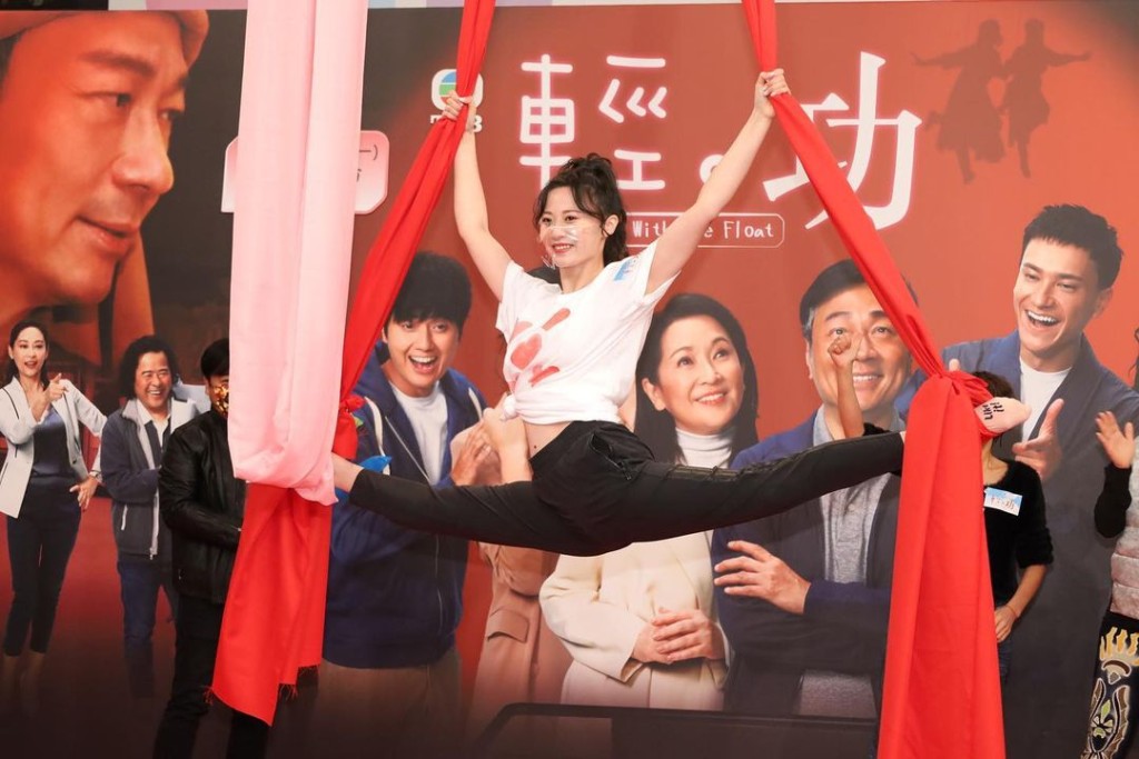 朱晨麗有份主演最近開播的無綫新劇《輕．功》。