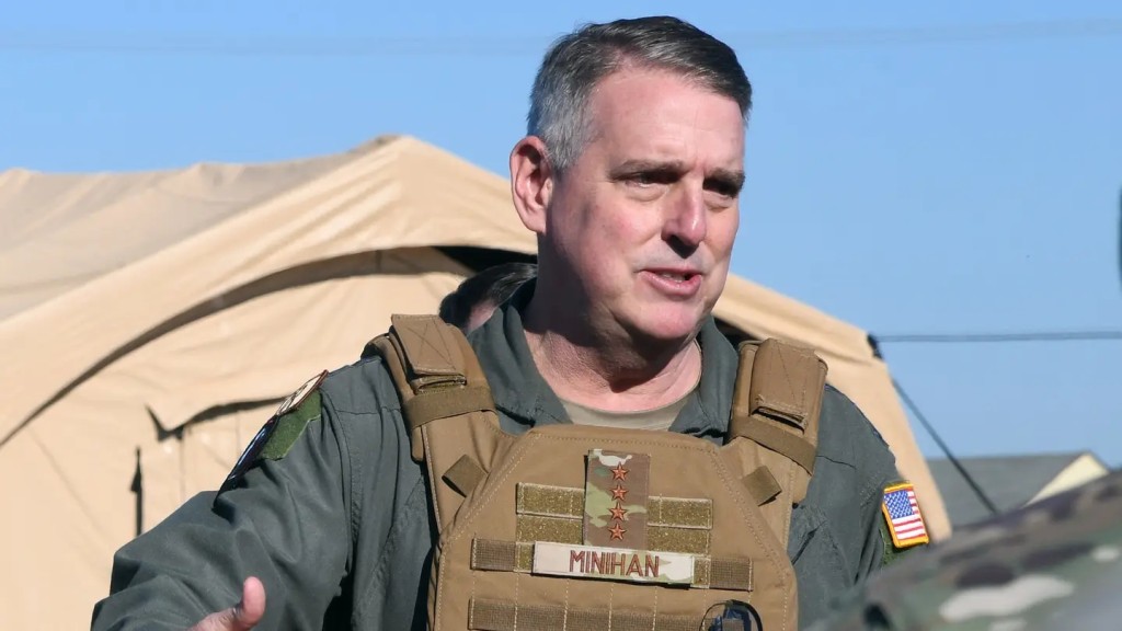 美空軍機動司令部（AMC）司令米尼漢上將（Mike Minihan）。