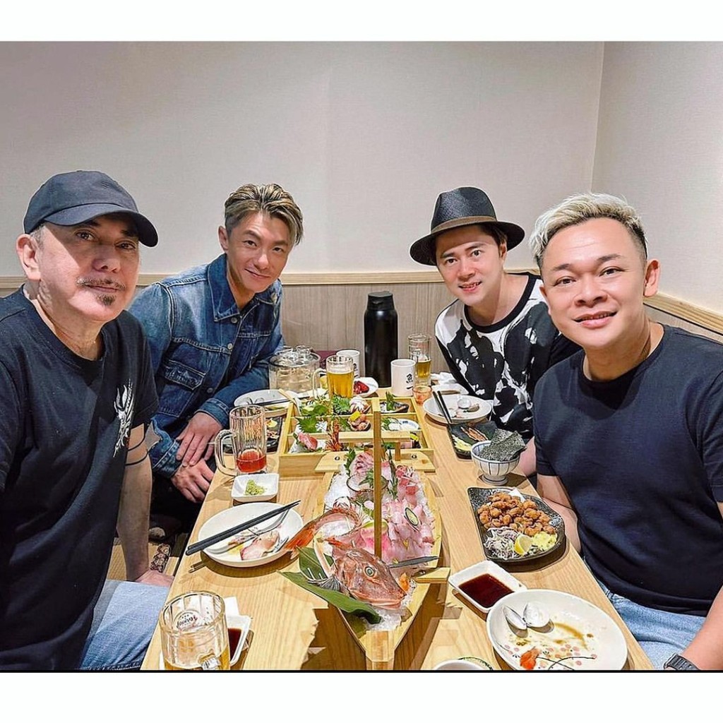 Endy強調鍾意食嘢，早前便約了黃秋生、梁祖堯和徐天佑飯局。