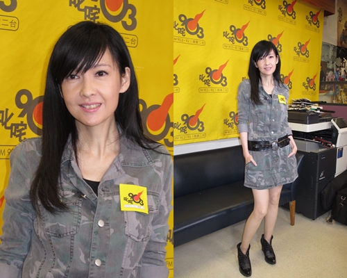 周慧敏自言就快50歲，歌衫不會太性感，不用顧慮走光。