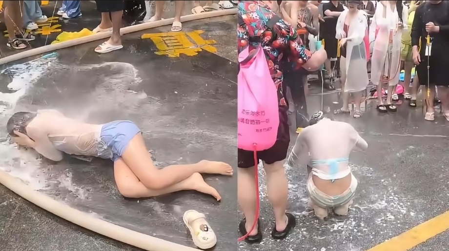 雲南潑水節屢傳不文明事件。