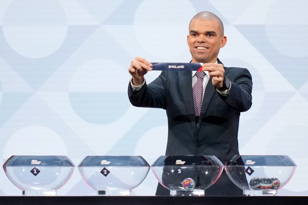 英格蘭在歐國聯與西班牙、克羅地亞和捷克同組。(美聯社) 英格蘭在歐國聯與西班牙、克羅地亞和捷克同組。(美聯社)