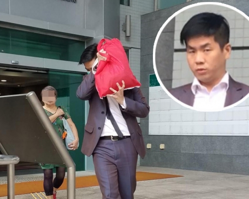 被告李逸康。(小圖為資料圖片) 陳紫君攝